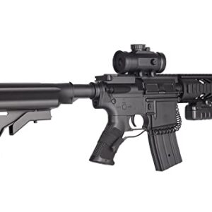 Golden Ball & DE M4 CQC Fully Automatic Electric AEG Airsoft Rifle w/Flashlight and Scope (Battery & Charger Included)