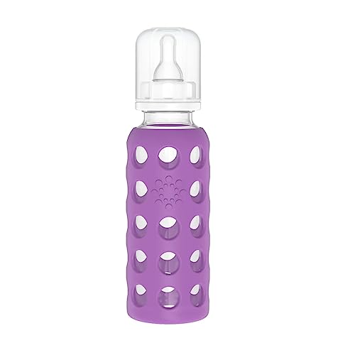 Lifefactory 9oz Glass Baby Bottle 3pk (Kale/Grape/Blueberry)