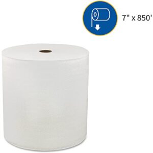 Genuine Joe Solutions Solutions 850' Hardwound Paper Towels, 6 Rolls, 7" x 850 ft, White
