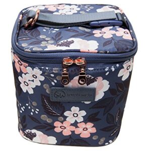 Sarah Wells Cold Gold Breastmilk Cooler Bag with Ice Pack (Le Floral)