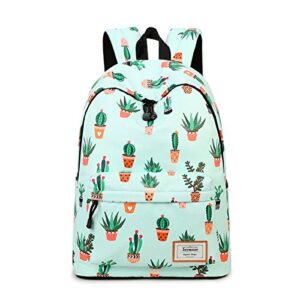 joymoze leisure backpack for girls teenage school backpack women backpack purse cactus
