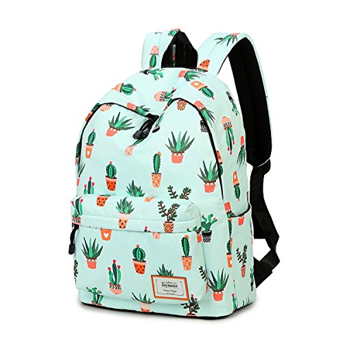 Joymoze Leisure Backpack for Girls Teenage School Backpack Women Backpack Purse Cactus