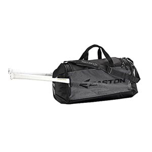 easton e310d player bat & equipment duffle bag, black