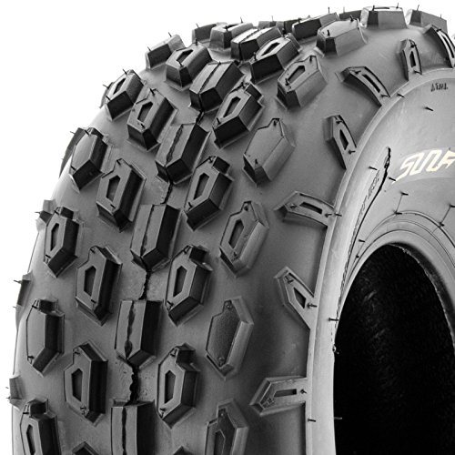 SunF Set of 4 Sport ATV Tubeless Tires 19x7-8 Front & 18x9.5-8 Rear, 4 Ply