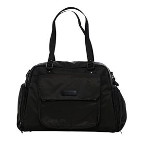 jujube be pumped insulated breast pump bag, onyx collection - black out