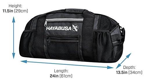 Hayabusa Ryoko Mesh Gear Bag - Black/Grey, 70L