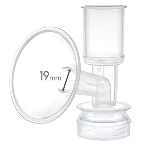 Maymom Breast Shield Flange Compatible with Ameda Breast Pumps MYA Joy Finesse (19 mm, 1-Piece)