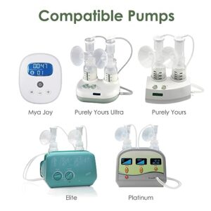 Maymom Breast Shield Flange Compatible with Ameda Breast Pumps MYA Joy Finesse (19 mm, 1-Piece)