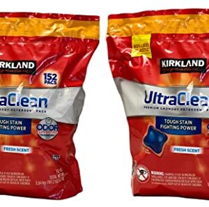 Kirkland Signature Ultra Clean Laundry Detergent (152 Pacs (2 Pack))