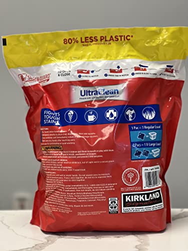 Kirkland Signature Ultra Clean Laundry Detergent (152 Pacs (2 Pack))