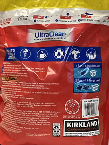 Kirkland Signature Ultra Clean Laundry Detergent (152 Pacs (2 Pack))