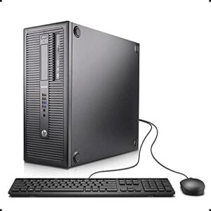 hp elitedesk 800 g1 small form business high performance desktop computer pc (intel core i5 4570 up to 3.9ghz, 16g ram, 120g ssd+1t hdd, dvd-rom, wifi, dp, windows 10 professional) (renewed)