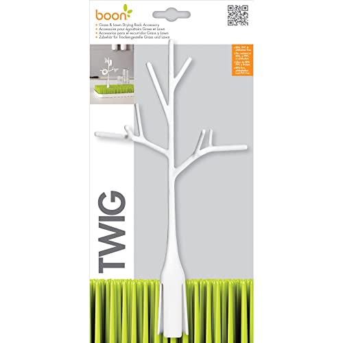 Boon Twig Grass and Lawn Drying Rack Accessory, White, 1 Count (Pack of 1)