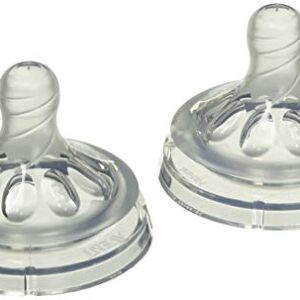 Philips AVENT Natural Baby Bottle Medium Flow Nipple 3M+, One Size, 2 Count