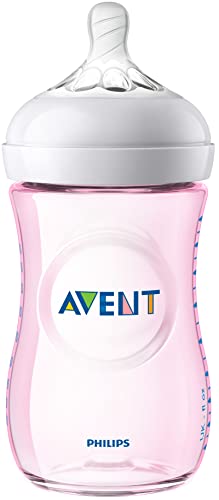 Philips Avent Natural Baby Bottle Pink Gift Set, SCD206/11