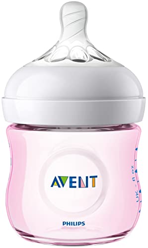 Philips Avent Natural Baby Bottle Pink Gift Set, SCD206/11