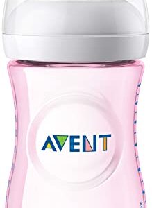 Philips Avent Natural Baby Bottle Pink Gift Set, SCD206/11