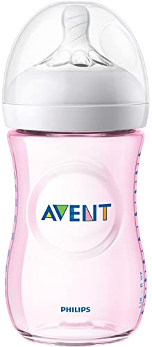 Philips Avent Natural Baby Bottle Pink Gift Set, SCD206/11