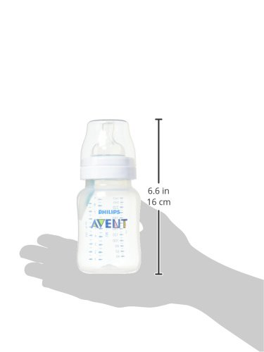 Philips Avent Anti-Colic Baby Bottle with AirFree Vent Beginner Gift Set Clear, SCD394/02