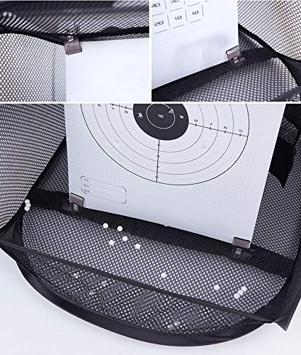 AirSoft Target For Shooting, Reusable BB & Pellet Guns With Trap Net Catcher Training Targets