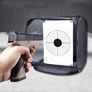 AirSoft Target For Shooting, Reusable BB & Pellet Guns With Trap Net Catcher Training Targets