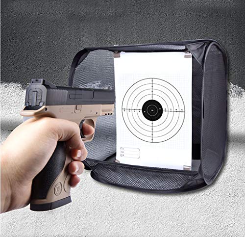 AirSoft Target For Shooting, Reusable BB & Pellet Guns With Trap Net Catcher Training Targets