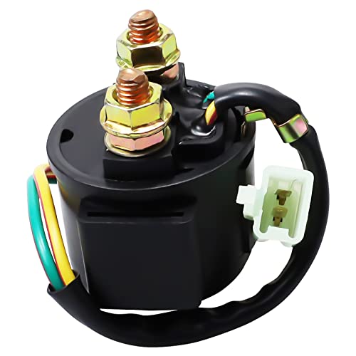 Cyleto Motorcycle Parts Starter Solenoid Relay for 4-Stroke GY6 Engine 50cc 150cc 200cc 250cc ATV Dirt Bikes Scooters Go Kart Dne Buggys Quad 4 Wheelers Pit Bike Moped Roketa SSR Tao tao Sunl Coolster