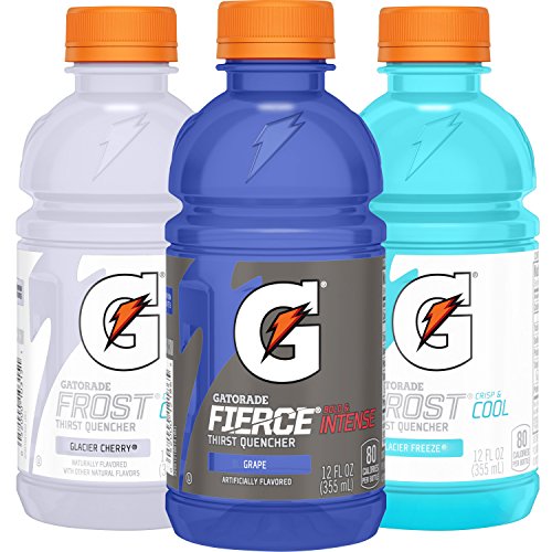 Gatorade Frost Thirst Quencher, Variety Pack, 12 Ounce Bottles (Pack of 24)