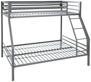novogratz 4146429n maxwell metal bunk bed, twin over full