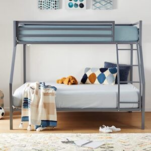 Novogratz 4146429N Maxwell Metal Bunk Bed, Twin over Full