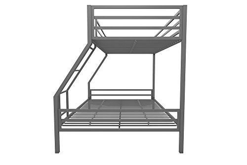 Novogratz 4146429N Maxwell Metal Bunk Bed, Twin over Full