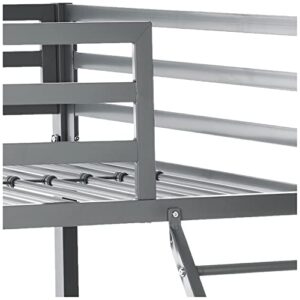 Novogratz 4146429N Maxwell Metal Bunk Bed, Twin over Full