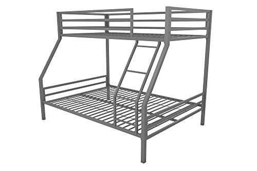 Novogratz 4146429N Maxwell Metal Bunk Bed, Twin over Full