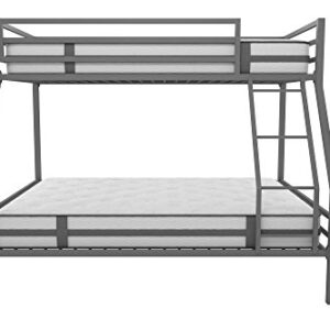 Novogratz 4146429N Maxwell Metal Bunk Bed, Twin over Full