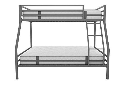 Novogratz 4146429N Maxwell Metal Bunk Bed, Twin over Full