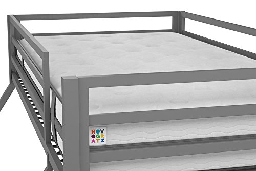 Novogratz 4146429N Maxwell Metal Bunk Bed, Twin over Full