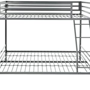 Novogratz 4146429N Maxwell Metal Bunk Bed, Twin over Full