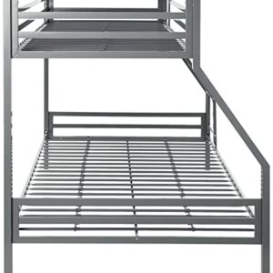 Novogratz 4146429N Maxwell Metal Bunk Bed, Twin over Full