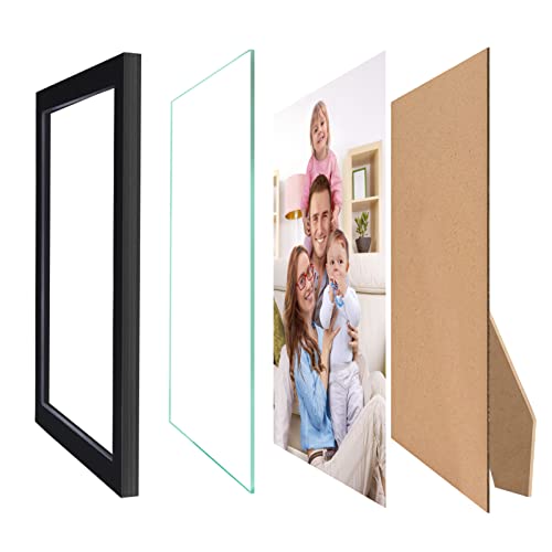 Giftgarden 8x10 Picture Frame Multi Photo Frames Set for Wall Decor or Tabletop Display, 7 Pack, Black