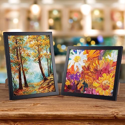 Giftgarden 8x10 Picture Frame Multi Photo Frames Set for Wall Decor or Tabletop Display, 7 Pack, Black