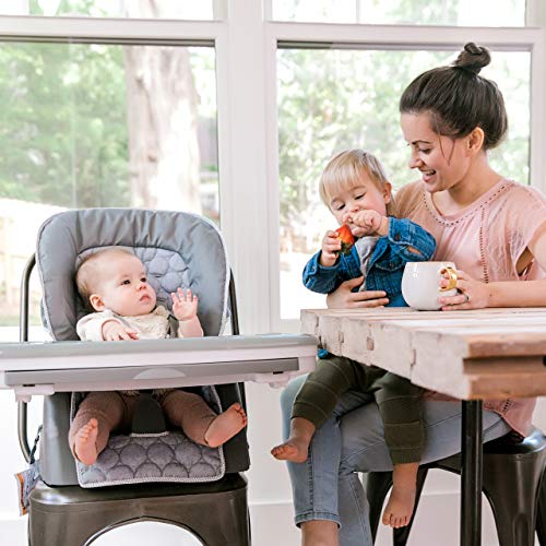 Ingenuity SmartServe 4-in-1 High Chair with Swing Out Tray – Connolly – High Chair, Toddler Chair, and Booster