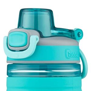 Bubba Flo Kids Water Bottle with Leak-Proof Lid, 16oz Dishwasher Safe Water Bottle for Kids, Impact and Stain-Resistant, Aqua Waters