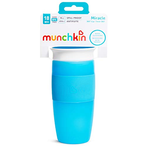 Munchkin® Miracle® 360 Toddler Sippy Cup, 14 Ounce, Blue