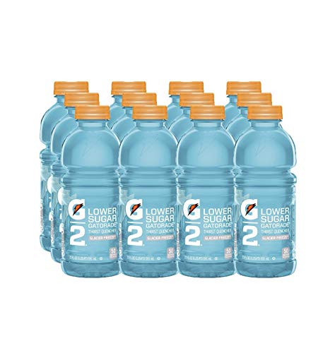 Gatorade G2 Thirst Quencher, Glacier Freeze, 20 Fl Oz Bottles(Pack of 12)