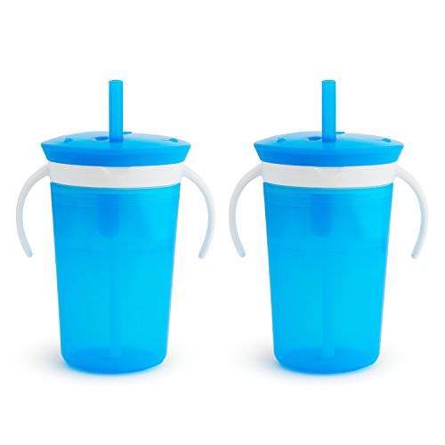 Munchkin® SnackCatch & Sip 2-in-1 Snack Catcher and 2 Piece Spill-Proof Cup, Blue