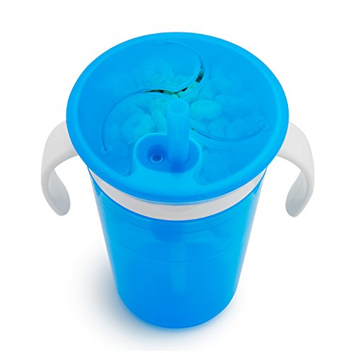 Munchkin® SnackCatch & Sip 2-in-1 Snack Catcher and 2 Piece Spill-Proof Cup, Blue