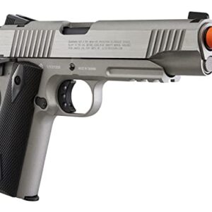 Elite Force 1911 Blowback 6mm BB Pistol Airsoft Gun, Silver/Black, 1911 TAC