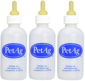 petag nurser bottle for smaller baby animals - 2 oz. (3 pack - 2 oz.)