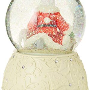 Enesco 6001401 Heart Of Christmas Silent Night Snow Globe Waterfall, 5.71", Multicolor