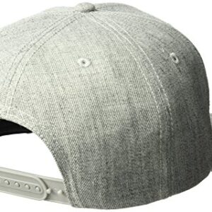 Caterpillar Men's Sheridan Flat Bill Cap, Heather Grey, One Size